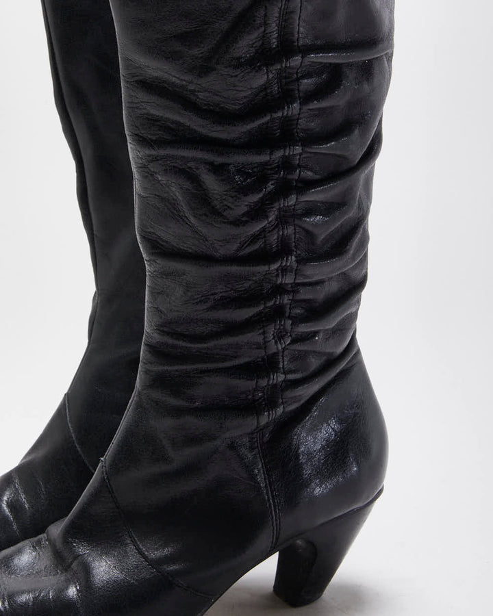 Vintage Seychelles Leather Synched Detail Boots - UK5.5