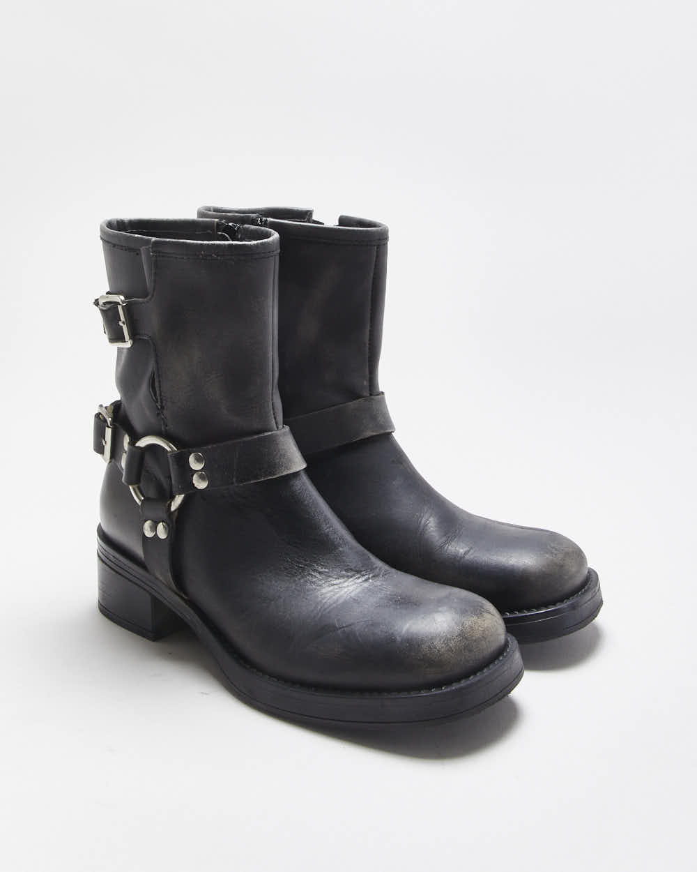 Vintage Steve Madden Biker Boots - UK6.5