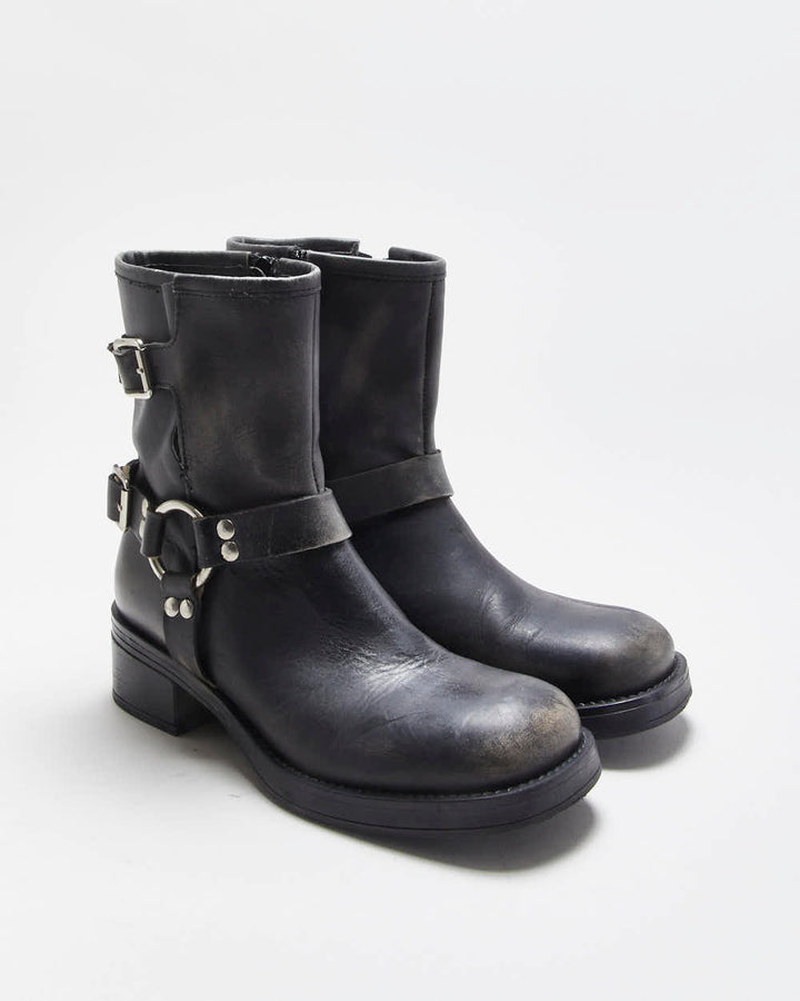 Vintage Steve Madden Biker Boots - UK6.5