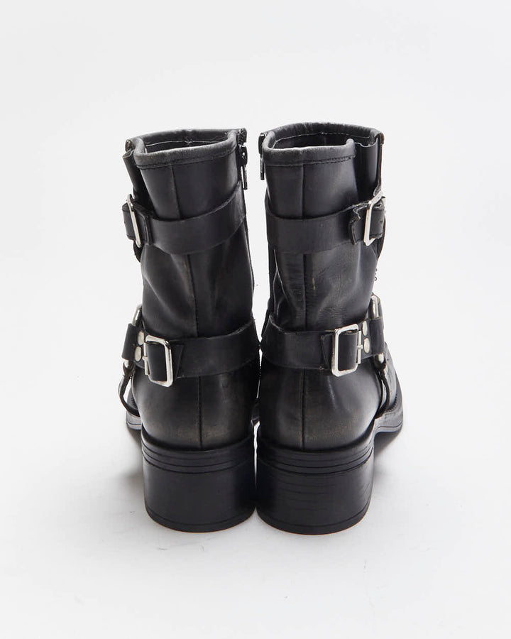 Vintage Steve Madden Biker Boots - UK6.5