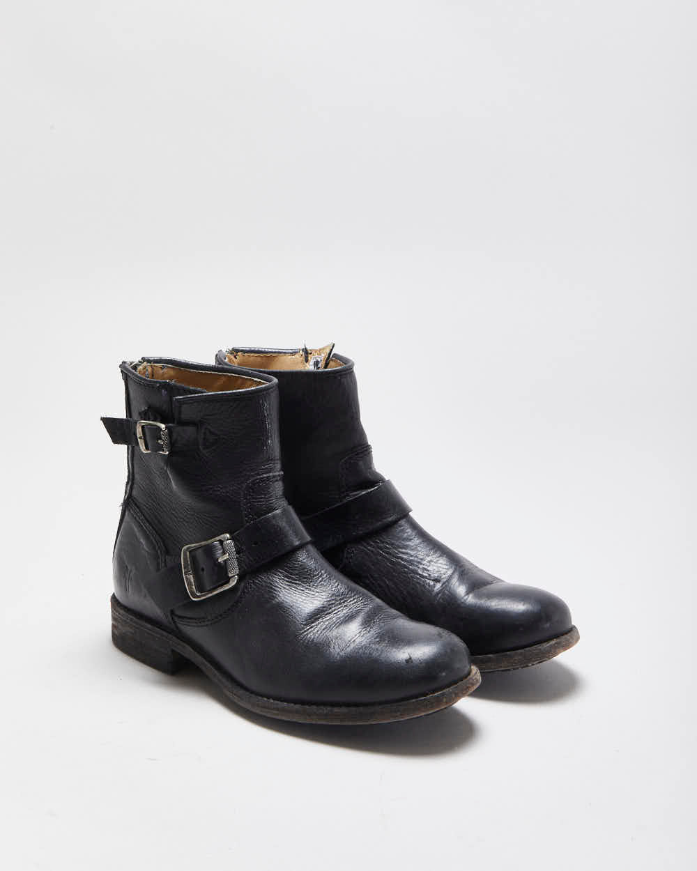 Vintage Frye Ankle Biker Boots - UK5