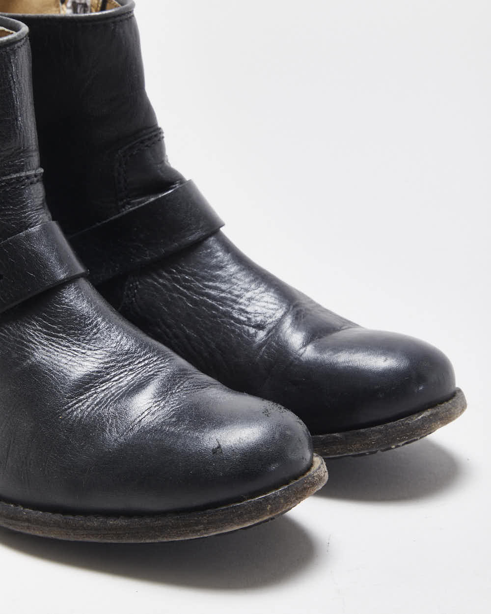 Vintage Frye Ankle Biker Boots - UK5