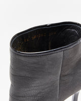 Vintage Y2K 00s Yves Saint Laurent Tribtoo Embossed Tejus Nubuk Leather Platform High Heel Boots - UK3.5