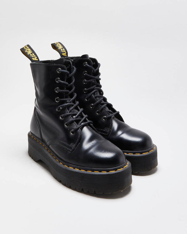 Dr. Martens Jadon Patent Leather Chunky Platform Ankle Boots - UK 5