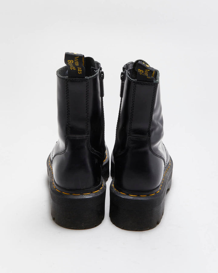 Dr. Martens Jadon Patent Leather Chunky Platform Ankle Boots - UK 5
