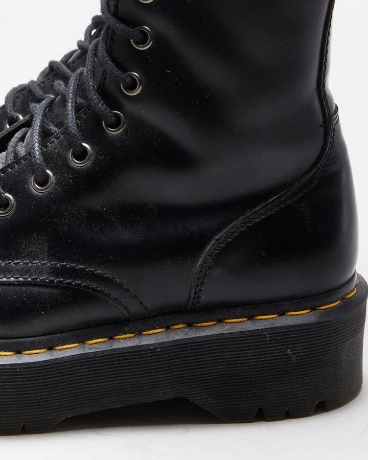 Dr. Martens Jadon Patent Leather Chunky Platform Ankle Boots - UK 5