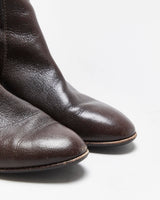 Vintage Y2K 00s Cole Haan x Nike Air Knee High Leather Low Heel Boots - UK 6