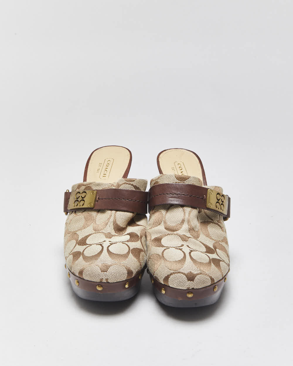 Vintage Y2k 2000s Coach Ivy Clogs - UK5