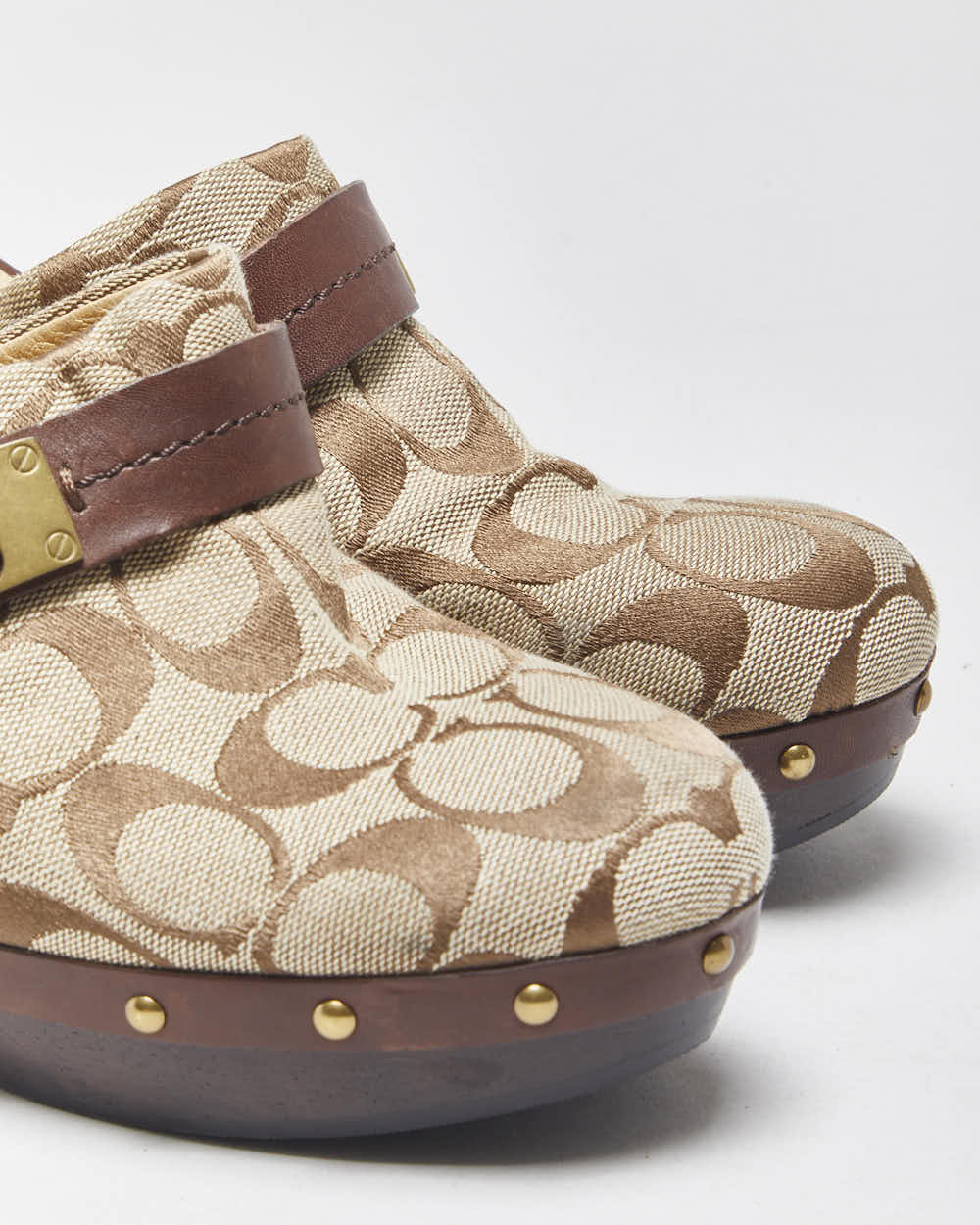 Vintage Y2k 2000s Coach Ivy Clogs - UK5