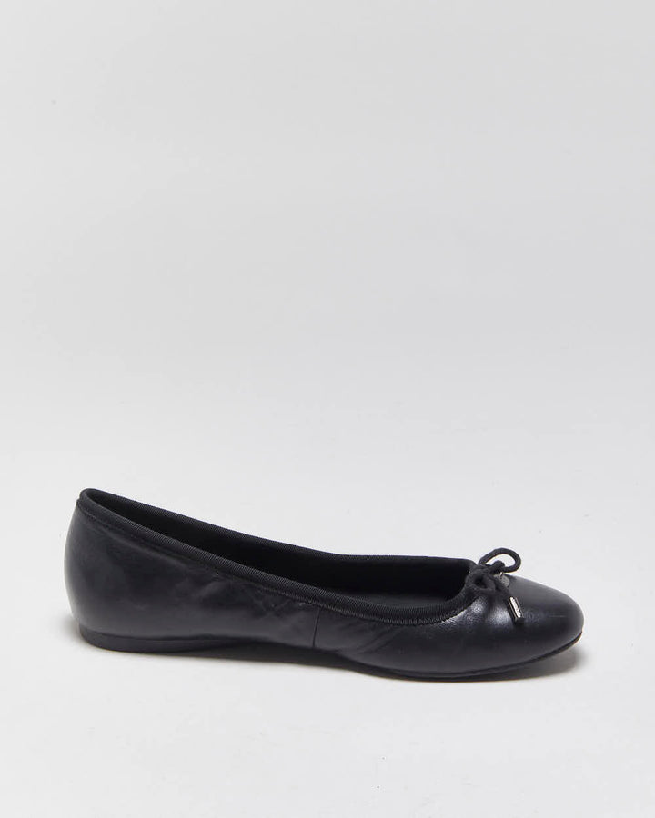 Vintage Y2k 2000s Coach Leather Ballet Flats - U4