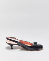 Vintage Salvatore Ferragamo Sling Back Kitten Heels - UK6.5
