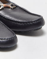 Vintage Salvatore Ferragamo Leather Loafer Mules - UK3