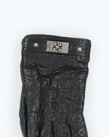 Coach Black Leather Gloves - L