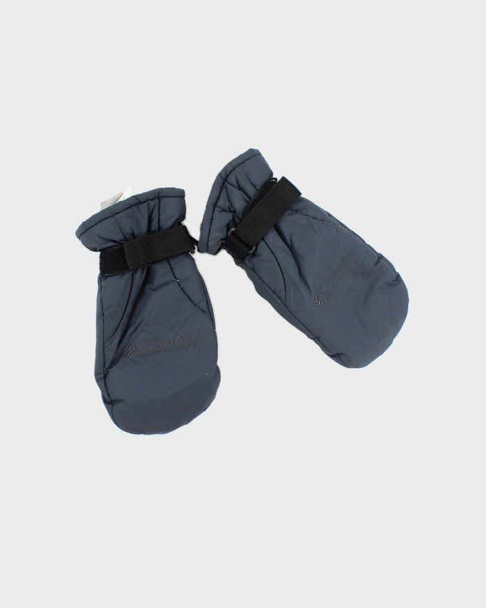 Vintage 90s Columbia Women's Navy Ski Mittens - M