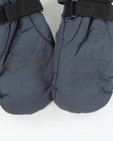 Vintage 90s Columbia Women's Navy Ski Mittens - M