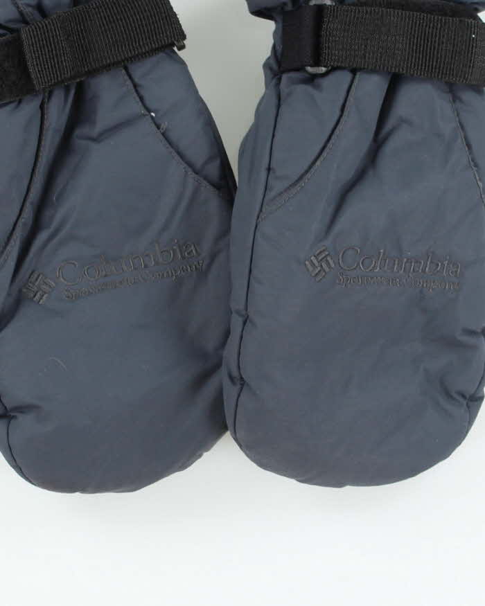 Vintage 90s Columbia Women's Navy Ski Mittens - M
