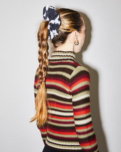 Rokit Originals Sustainable Scrunchie - Cow Print