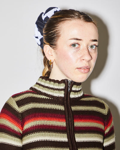 Rokit Originals Sustainable Scrunchie - Cow Print