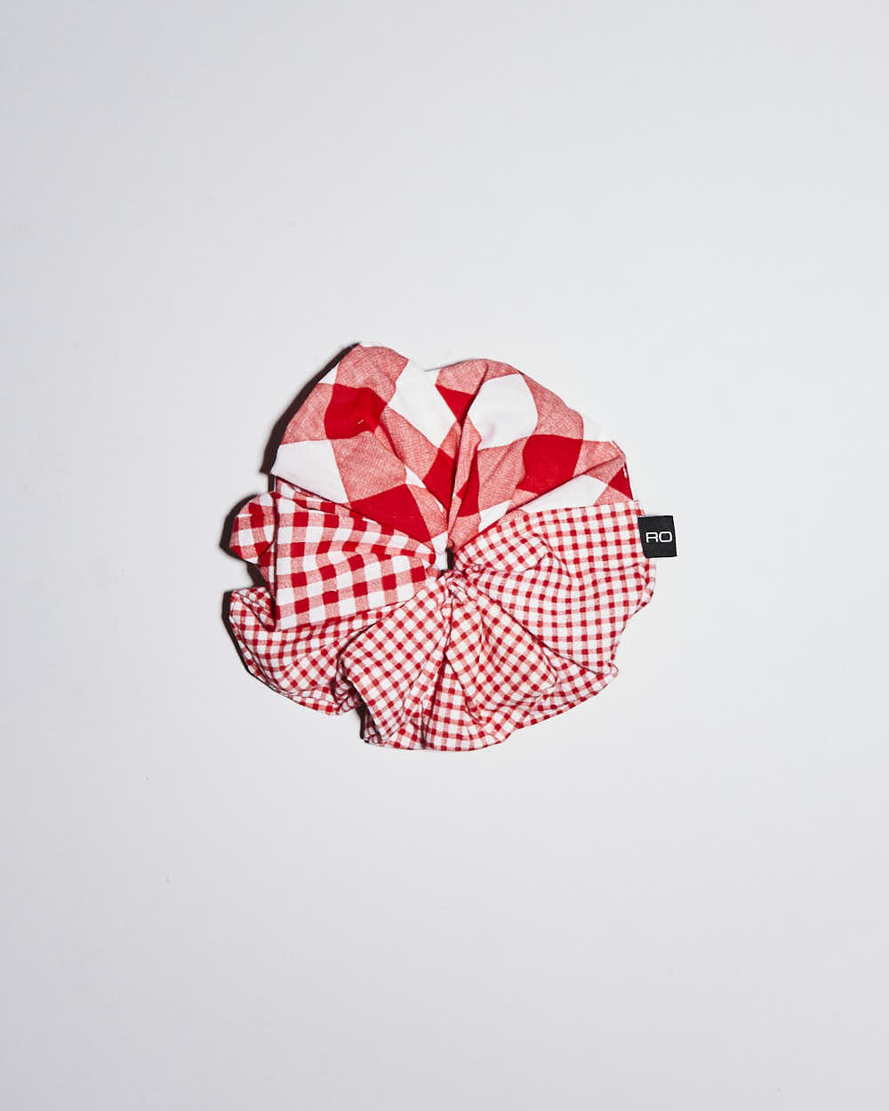 Rokit Originals Sustainable Scrunchie - Red Gingham