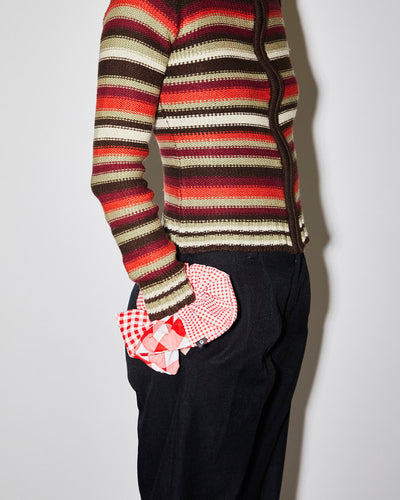 Rokit Originals Sustainable Scrunchie - Red Gingham