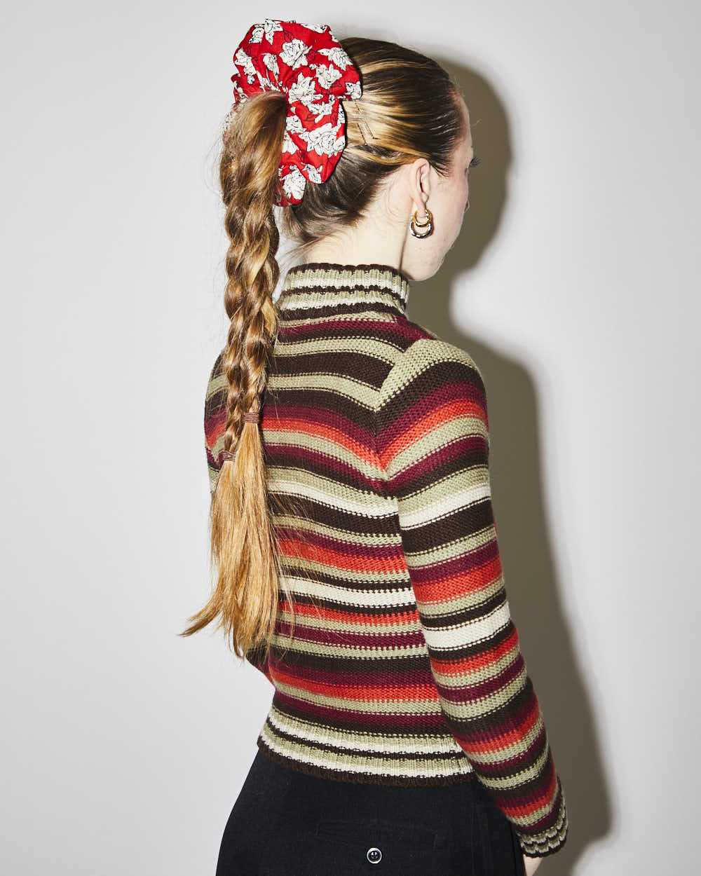 Rokit Originals Sustainable Scrunchie - Red Floral