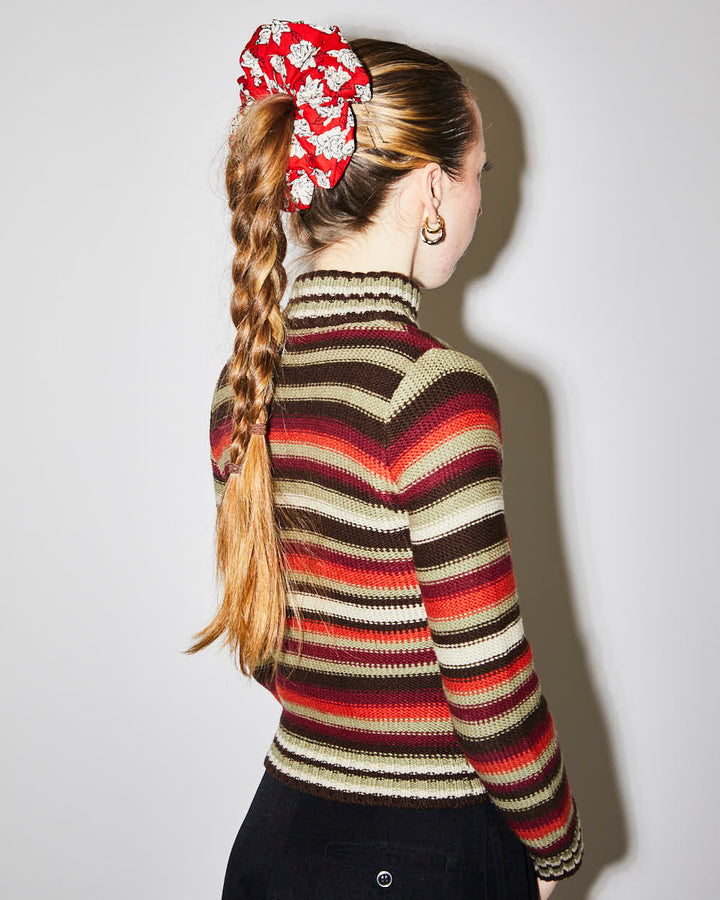 Rokit Originals Sustainable Scrunchie - Red Floral