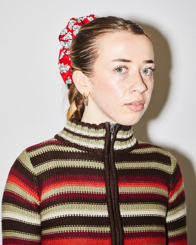 Rokit Originals Sustainable Scrunchie - Red Floral