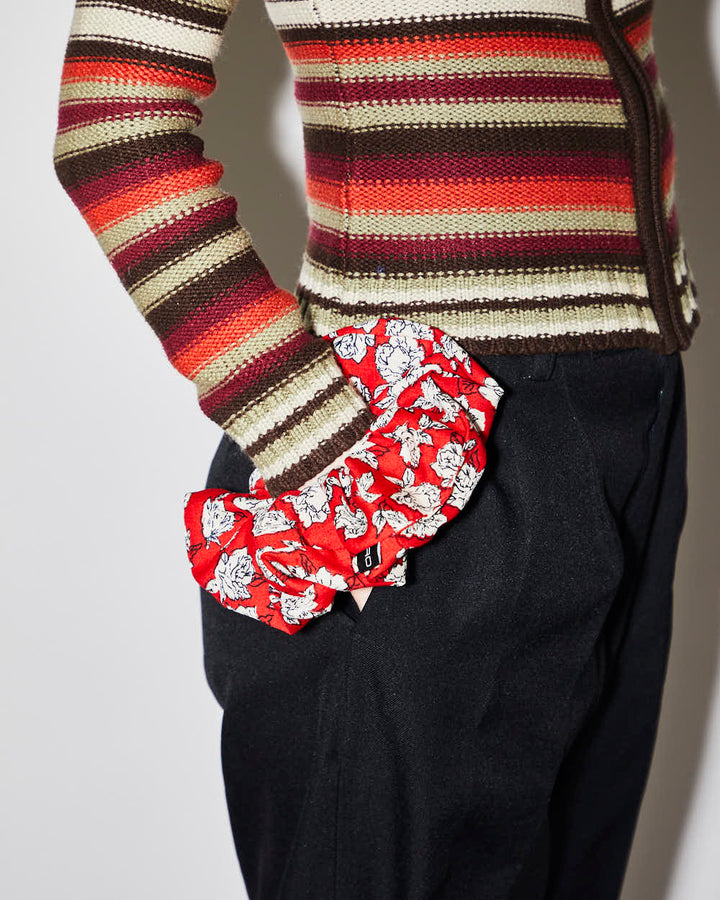 Rokit Originals Sustainable Scrunchie - Red Floral
