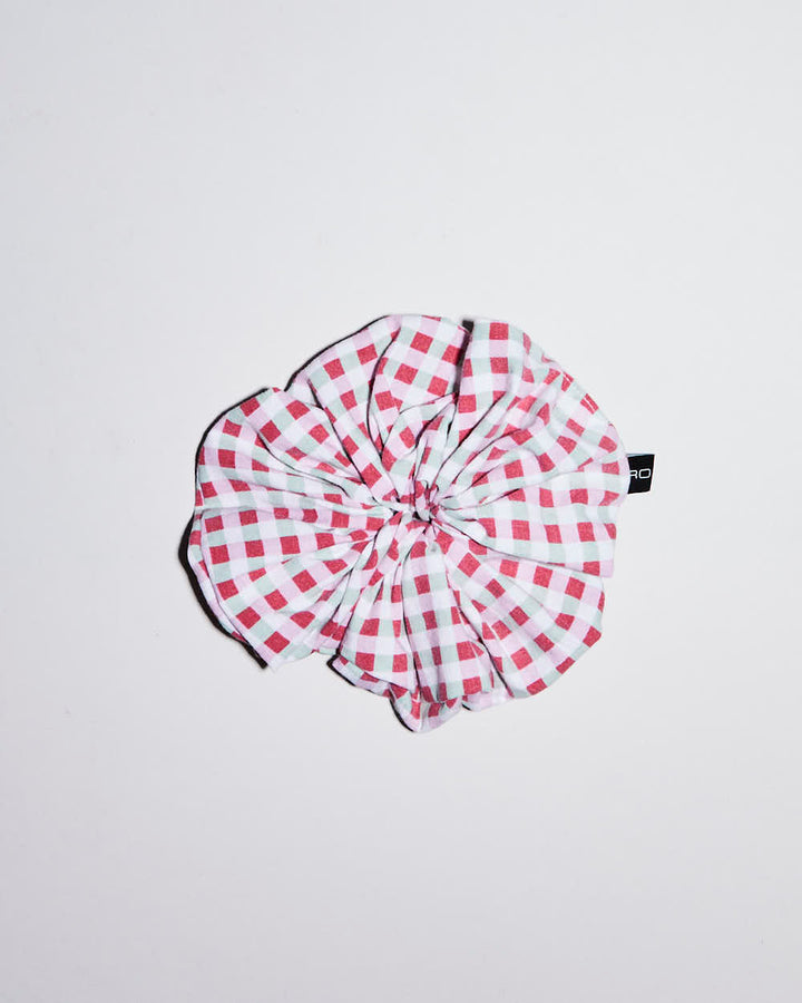 Rokit Originals Sustainable Scrunchie - Gingham Mix