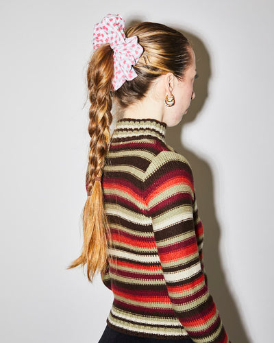 Rokit Originals Sustainable Scrunchie - Gingham Mix