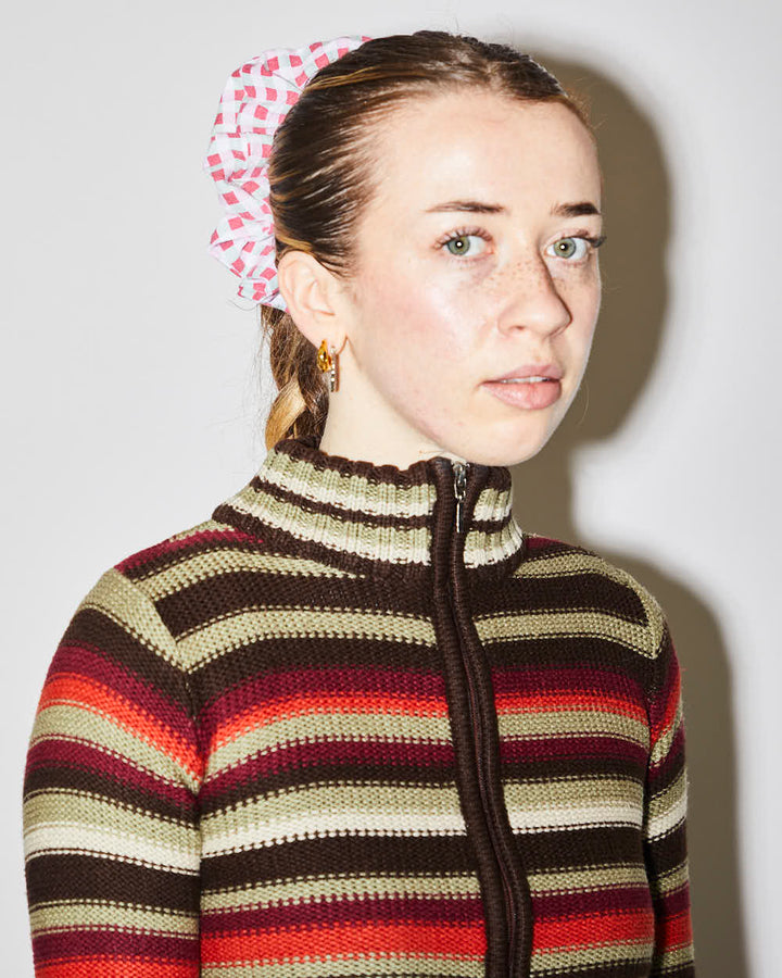 Rokit Originals Sustainable Scrunchie - Gingham Mix