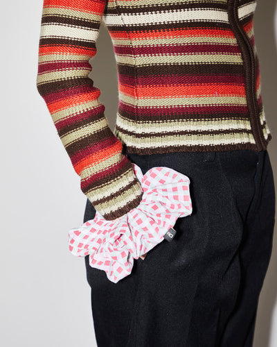 Rokit Originals Sustainable Scrunchie - Gingham Mix