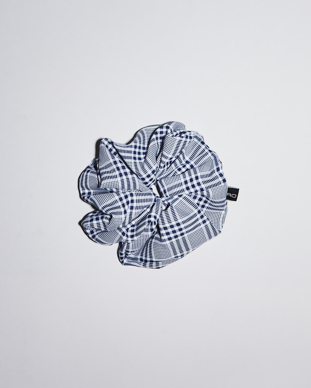 Rokit Originals Sustainable Scrunchie - Navy and White Check