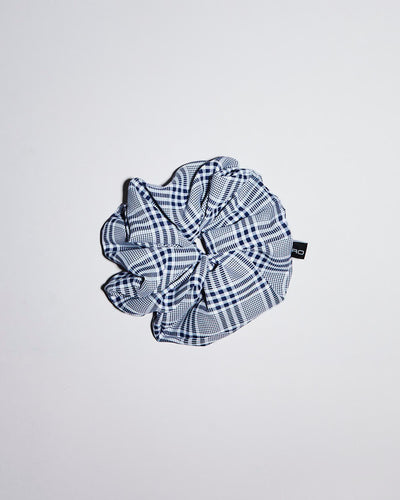 Rokit Originals Sustainable Scrunchie - Navy and White Check
