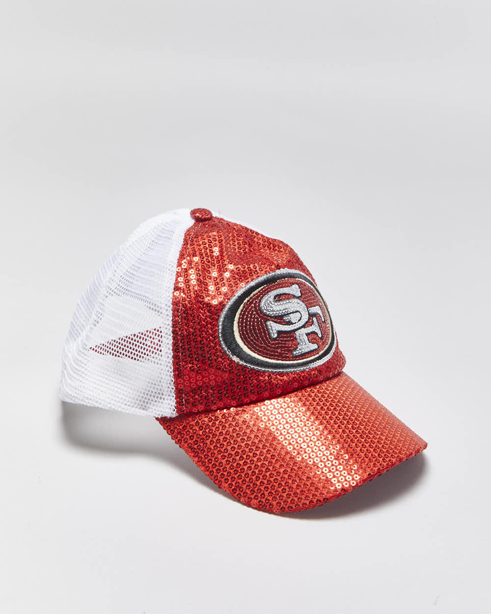 Vintage '47 Brand San Francisco 49ers Sequin NFL Trucker Hat - OS
