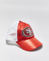 Vintage '47 Brand San Francisco 49ers Sequin NFL Trucker Hat - OS