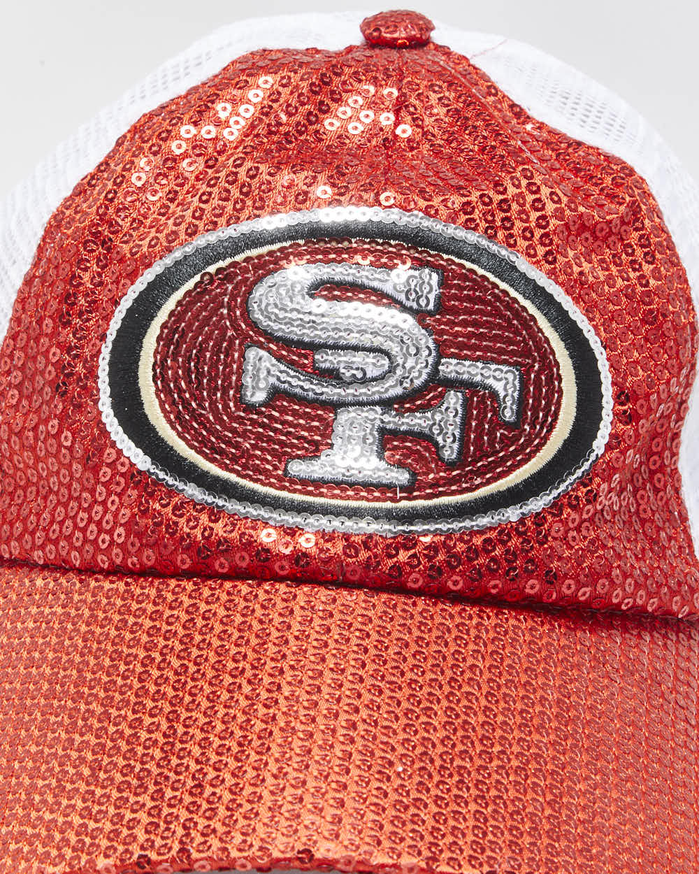 Vintage '47 Brand San Francisco 49ers Sequin NFL Trucker Hat - OS