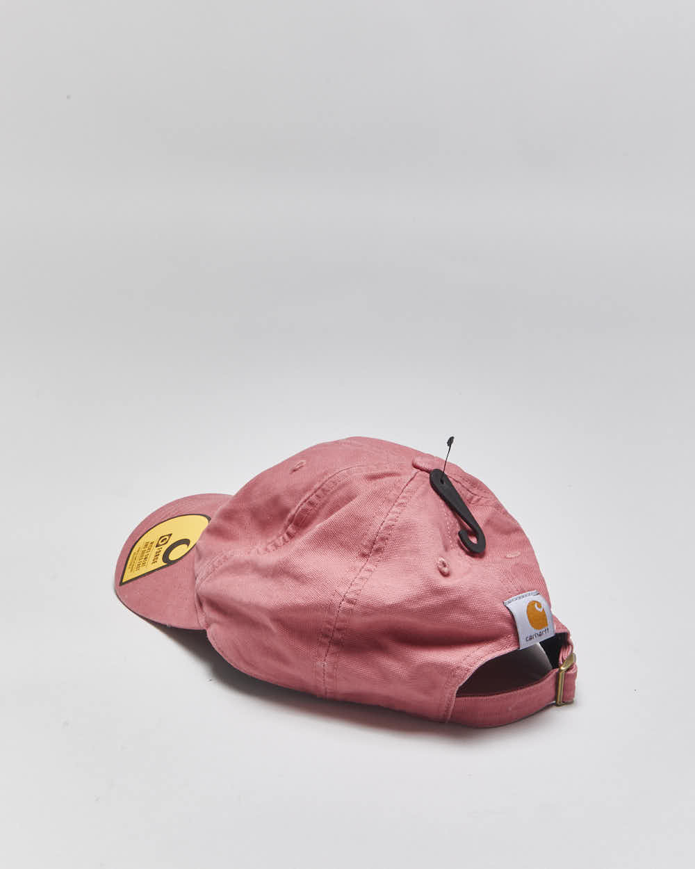 DSWT Vintage Carhartt Baby Pink Canvas Script Women's Baseball Cap - OS