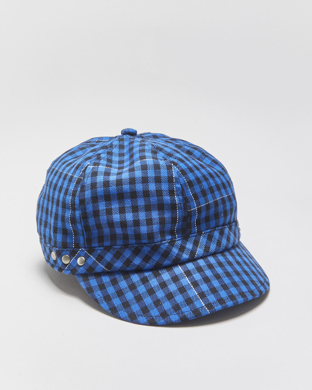 Vintage Y2K 00s DC Shoe Co. Plaid Women's Newsboy Cabby Hat - XS