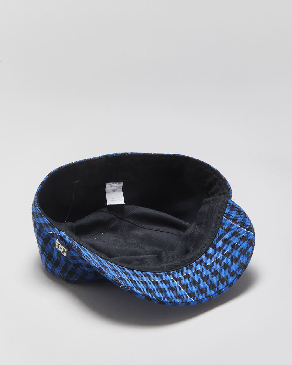 Vintage Y2K 00s DC Shoe Co. Plaid Women's Newsboy Cabby Hat - XS