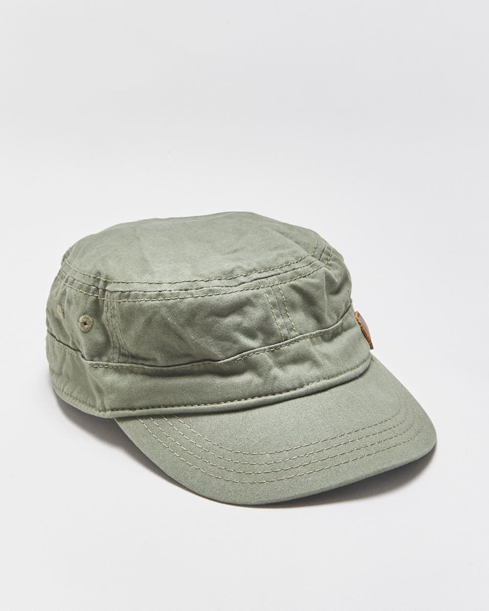 Vintage Y2K 00s Roxy Khaki Women's Canvas Army Cap - S