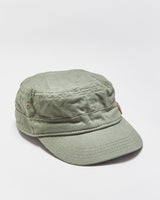 Vintage Y2K 00s Roxy Khaki Women's Canvas Army Cap - S