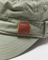 Vintage Y2K 00s Roxy Khaki Women's Canvas Army Cap - S
