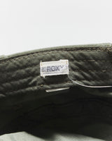 Vintage Y2K 00s Roxy Khaki Women's Canvas Army Cap - S