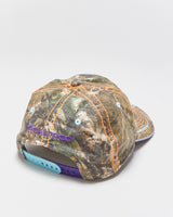 Vintage Y2K 00s Realtree Camo Contrast Stitch Canvas Snapback Baseball Cap - OS