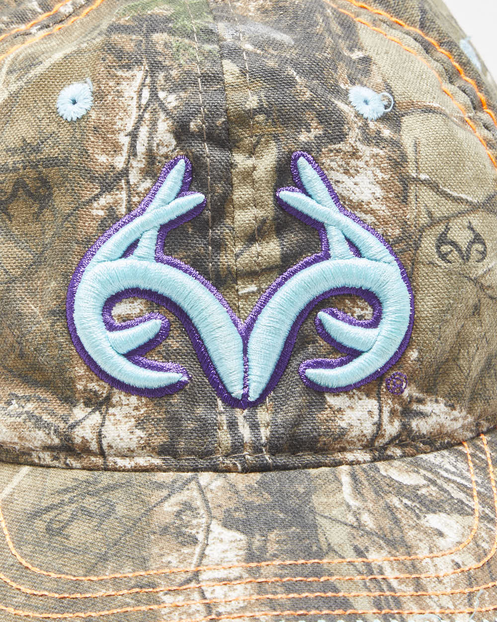 Vintage Y2K 00s Realtree Camo Contrast Stitch Canvas Snapback Baseball Cap - OS