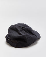 Vintage Harley Davidson Women's Canvas Embroidered Flames Velcro Baseball Cap - XS-S