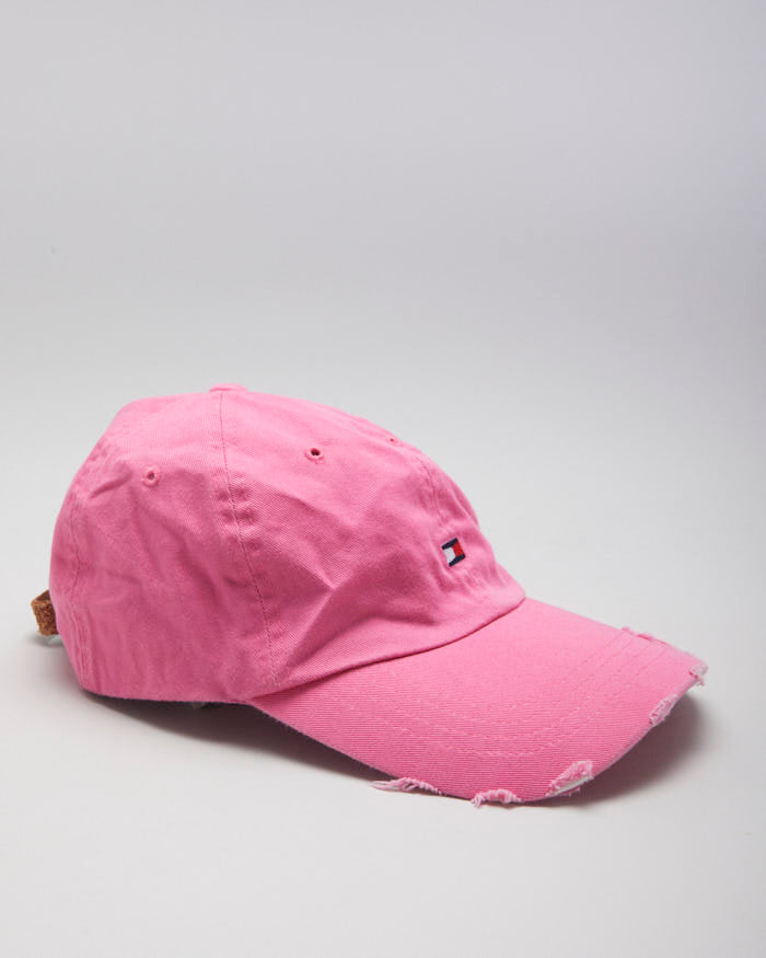 Vintage Y2K Women's Tommy Hilfiger Distressed Baseball Cap - OS
