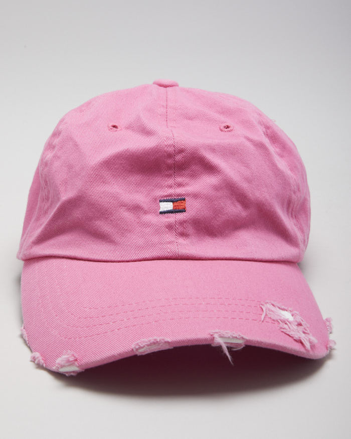 Vintage Y2K Women's Tommy Hilfiger Distressed Baseball Cap - OS