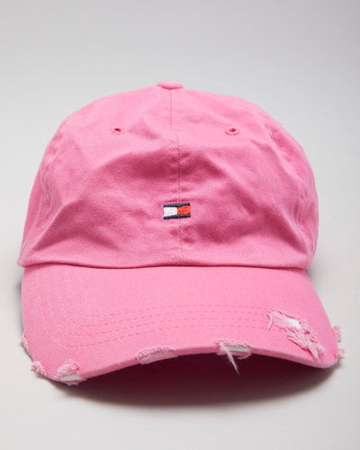 Vintage Y2K Women's Tommy Hilfiger Distressed Baseball Cap - OS